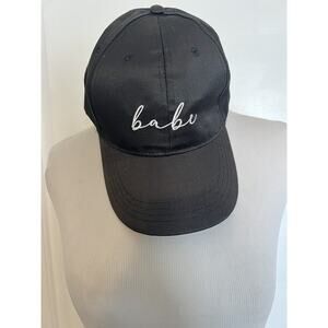 Los Angeles Boutique Black BABE Baseball Hat Bachelorette Wedding NEW Adjustable